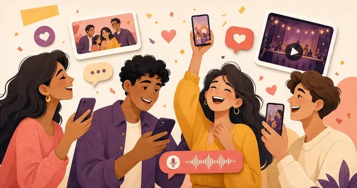 Illustration for Celebrate together